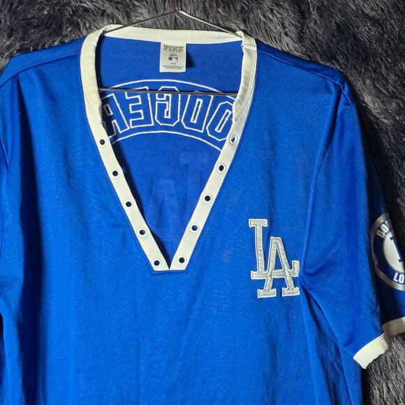 Pink Victoria’s Secret Los Angeles Dodgers Top Womens M MLB Blue - Picture 3 of 7
